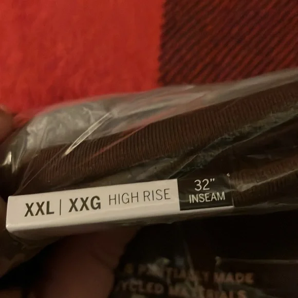 🔥🔥VS Pink ✨GORGEOUS BLING✨ foldover waistband yoga pants flare leggings XL NWT - Picture 9 of 10